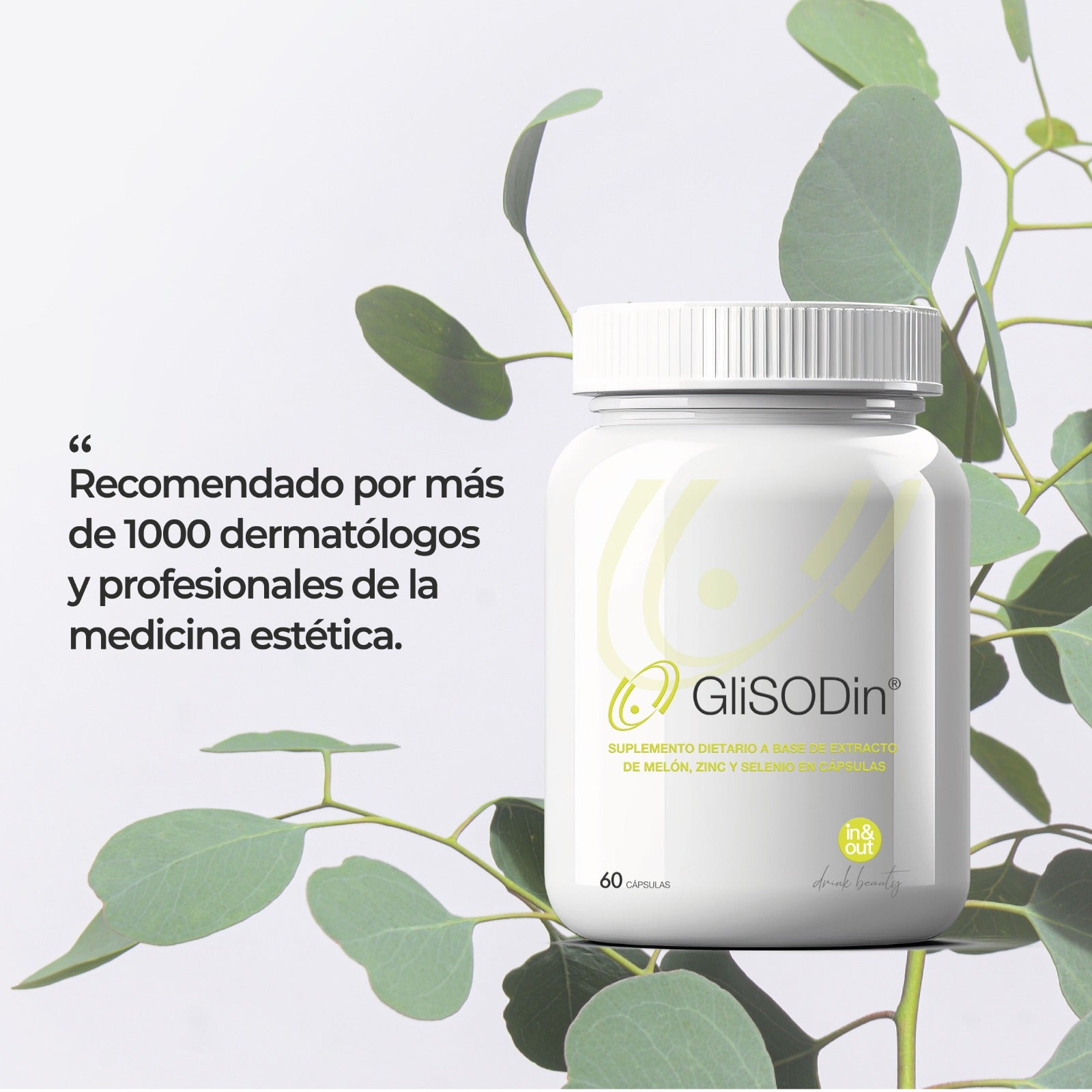 GliSODin x 60 Cápsulas – Antioxidante Oral y Fotoprotector Celular
