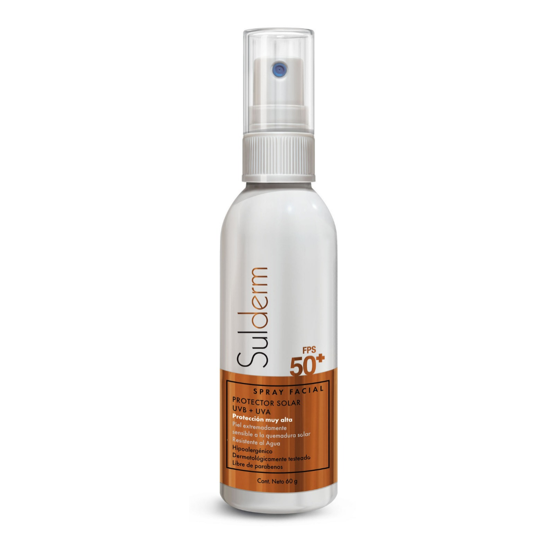 Protector solar facial Spray Hidratante.