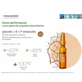 Ampollas Mesoestetic glycolic + E + F ampoules