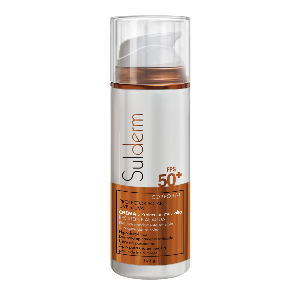 Protector solar corporal FPS 50 Crema