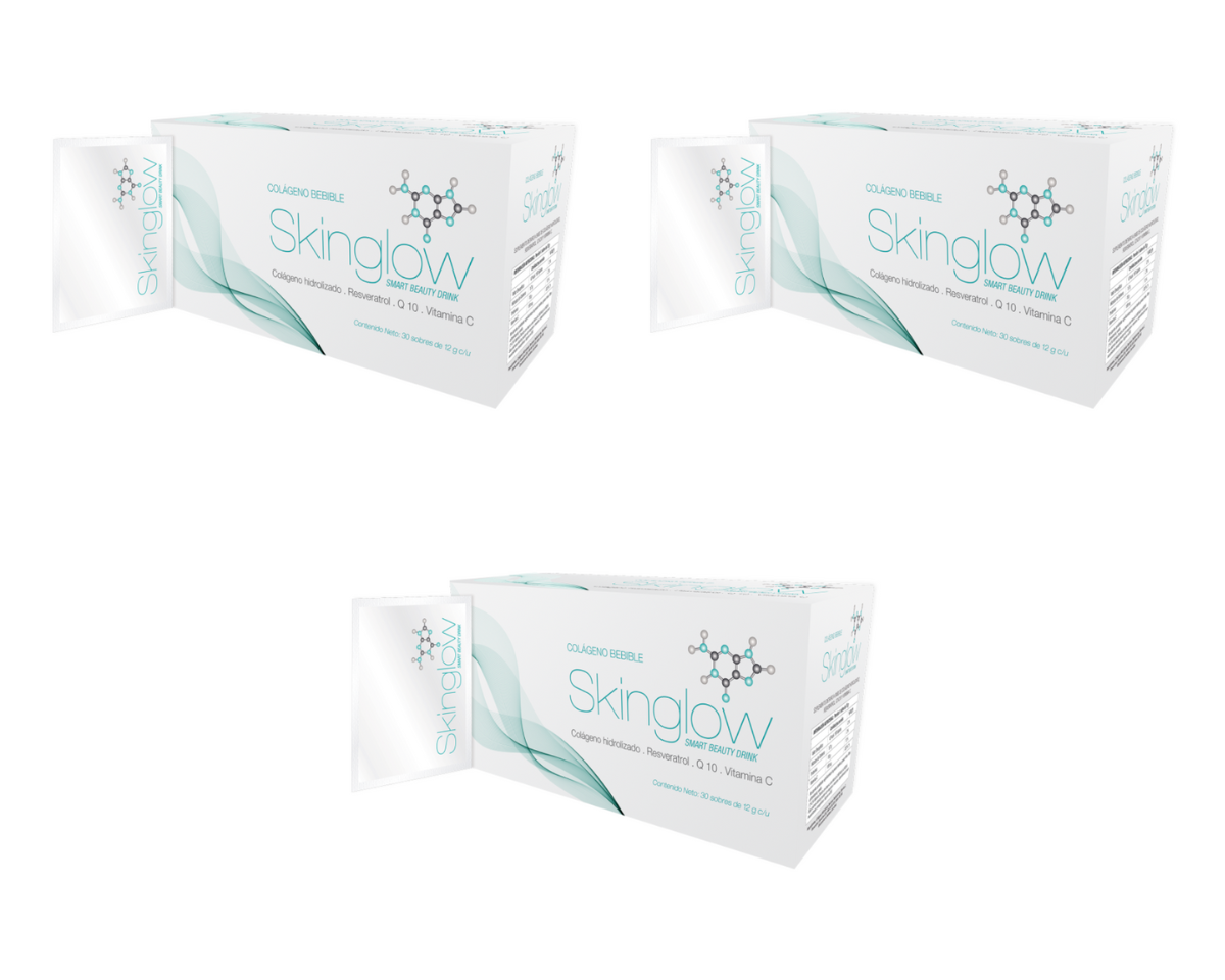 Tratamiento 3 meses Colageno Skinglow apto celiacos