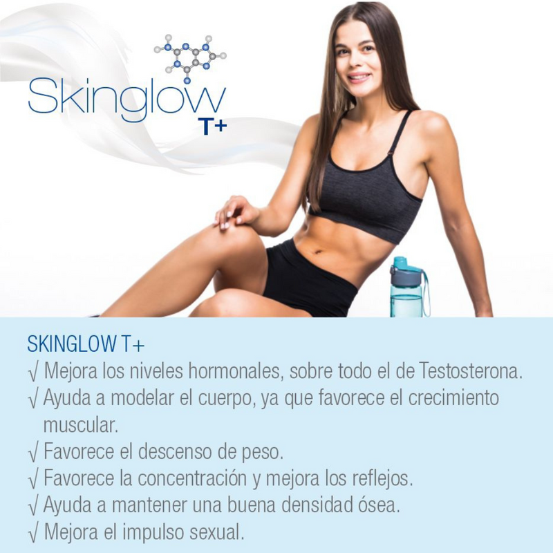 SKINGLOW T+ con magnesio, Zinc y Vit B6