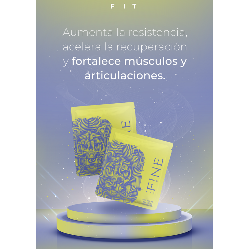Colageno Hidrolizado FINE FIT Sport Booster - Pack X 3 Meses