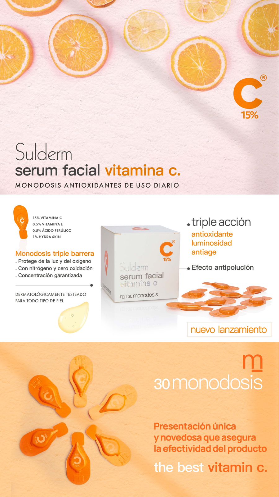 Serum facial Vitamina C Sulderm