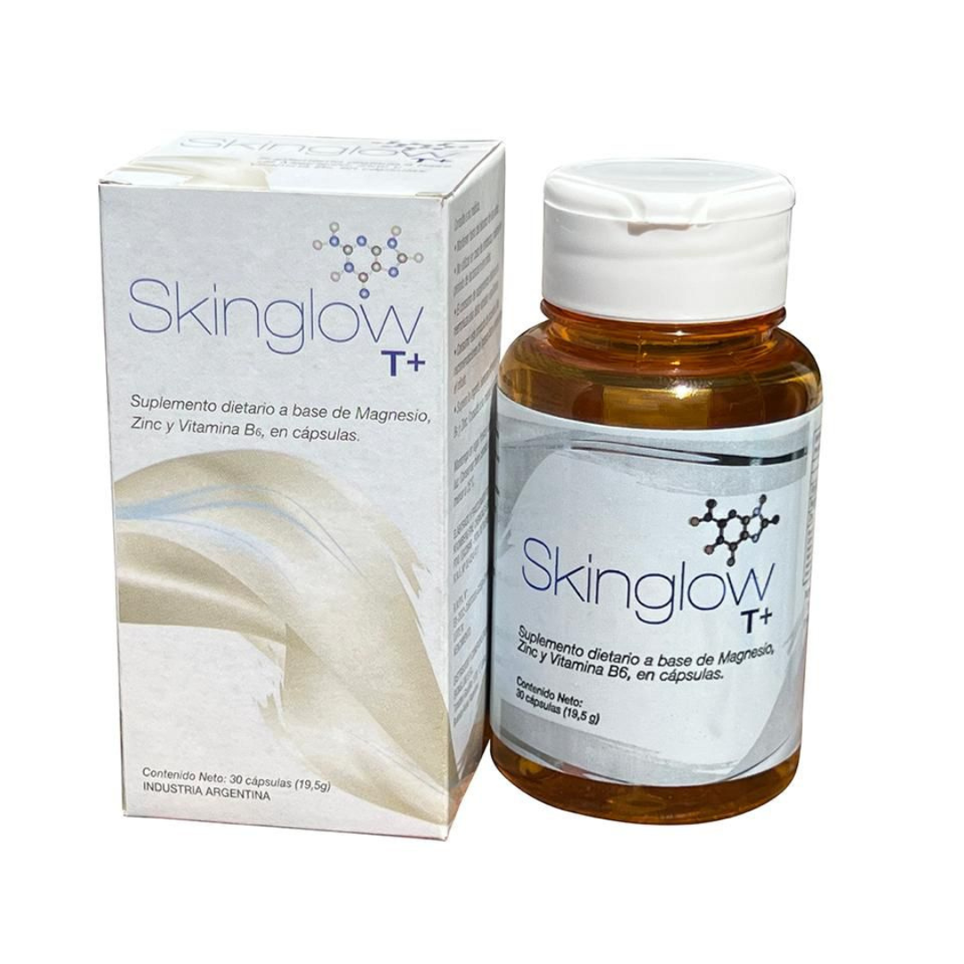 SKINGLOW T+ con magnesio, Zinc y Vit B6