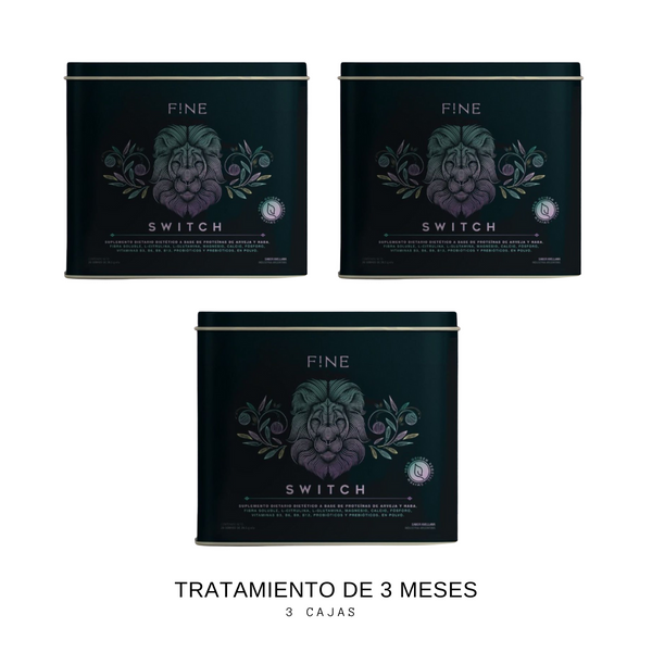 Pack X 3 Colageno hidrolizado vegetal F!NE Switch