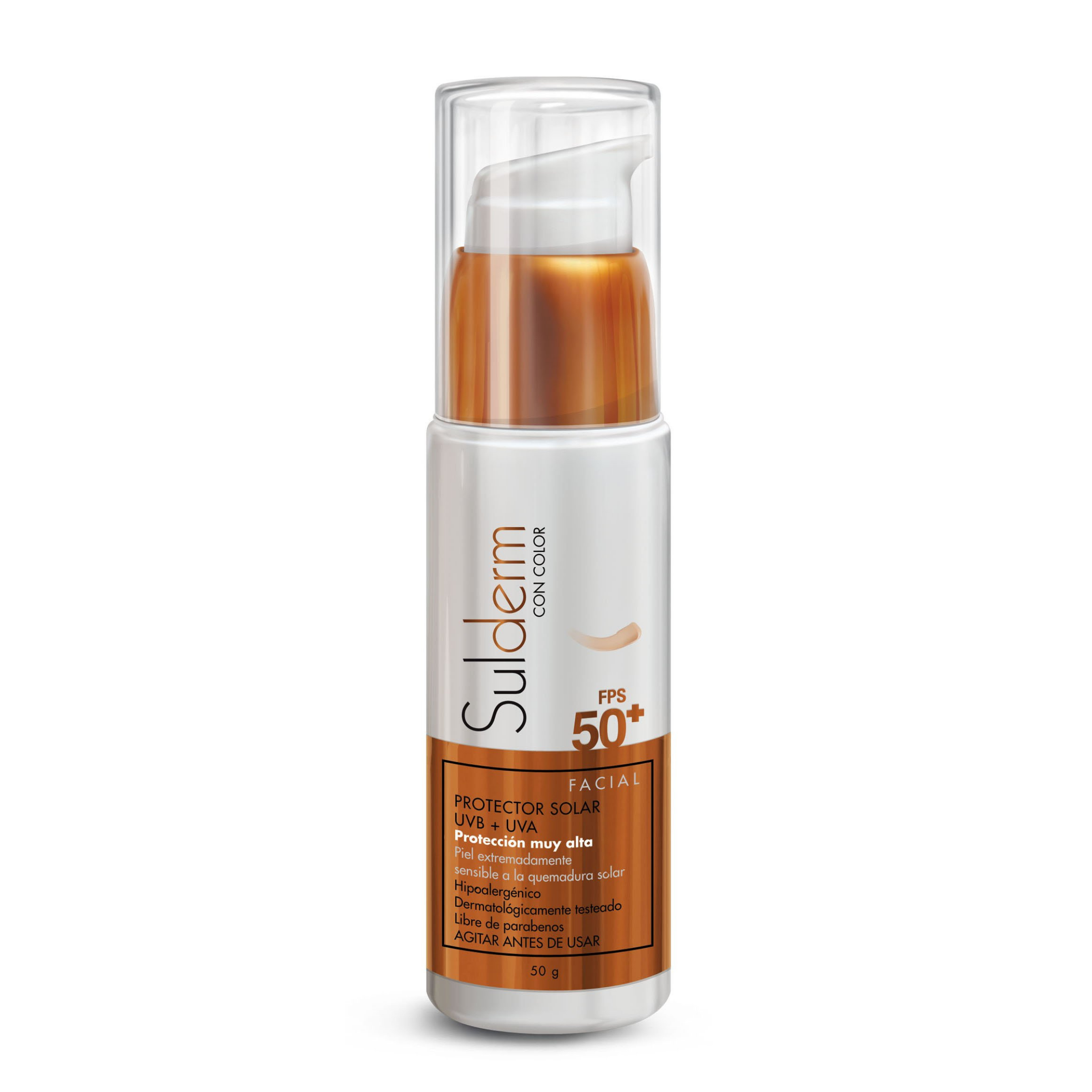 Protector solar facial emulsión FPS 50+ Toque Seco.