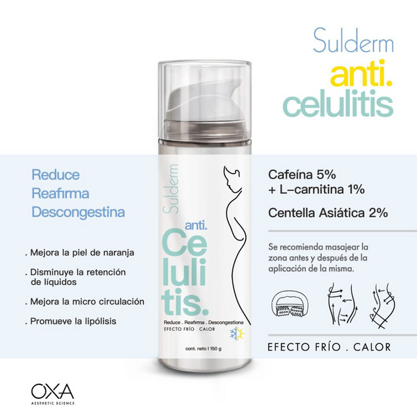 Crema Anticelulitis Sulderm Efecto Frio- Calor