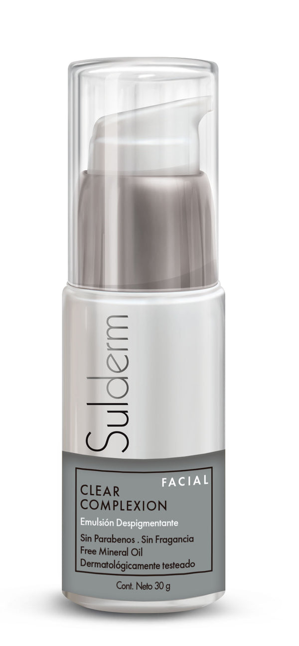 Emulsion despigmentante hidratante Sulderm CLEAR COMPLEXION