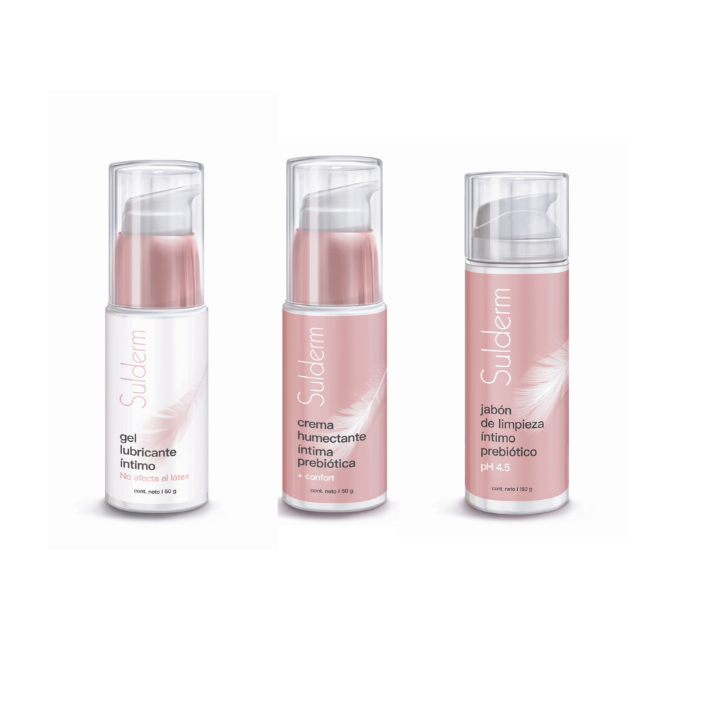 Set intimo Sulderm - Pack Gel + Crema + Jabón