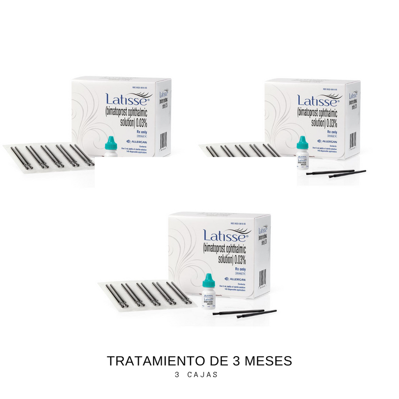 Tratamiento de 3 meses de Crecimiento de las pestañas