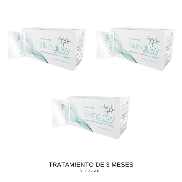 Tratamiento 3 meses Colageno Skinglow apto celiacos